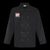 Premier Unisex Long Sleeve Stud Front Chef's Jacket Thumbnail