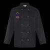Premier Unisex Long Sleeve Stud Front Chef's Jacket Thumbnail