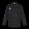 Premier Unisex Long Sleeve Stud Front Chef's Jacket Thumbnail