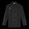 Premier Unisex Long Sleeve Stud Front Chef's Jacket Thumbnail