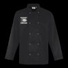 Premier Unisex Long Sleeve Stud Front Chef's Jacket Thumbnail