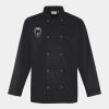 Premier Unisex Long Sleeve Stud Front Chef's Jacket Thumbnail