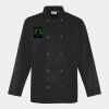 Premier Unisex Long Sleeve Stud Front Chef's Jacket Thumbnail