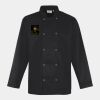 Premier Unisex Long Sleeve Stud Front Chef's Jacket Thumbnail