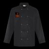 Premier Unisex Long Sleeve Stud Front Chef's Jacket Thumbnail