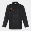Premier Unisex Long Sleeve Stud Front Chef's Jacket Thumbnail