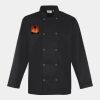 Premier Unisex Long Sleeve Stud Front Chef's Jacket Thumbnail