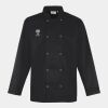 Premier Unisex Long Sleeve Stud Front Chef's Jacket Thumbnail