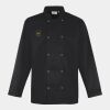Premier Unisex Long Sleeve Stud Front Chef's Jacket Thumbnail