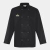 Premier Unisex Long Sleeve Stud Front Chef's Jacket Thumbnail