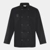 Premier Unisex Long Sleeve Stud Front Chef's Jacket Thumbnail