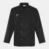 Premier Unisex Long Sleeve Stud Front Chef's Jacket Thumbnail