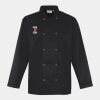 Premier Unisex Long Sleeve Stud Front Chef's Jacket Thumbnail