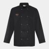 Premier Unisex Long Sleeve Stud Front Chef's Jacket Thumbnail