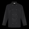 Premier Unisex Long Sleeve Stud Front Chef's Jacket Thumbnail