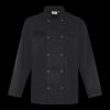 Premier Unisex Long Sleeve Stud Front Chef's Jacket Thumbnail