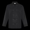 Premier Unisex Long Sleeve Stud Front Chef's Jacket Thumbnail