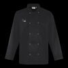 Premier Unisex Long Sleeve Stud Front Chef's Jacket Thumbnail