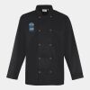 Premier Unisex Long Sleeve Stud Front Chef's Jacket Thumbnail