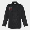 Premier Unisex Long Sleeve Stud Front Chef's Jacket Thumbnail