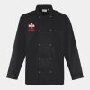 Premier Unisex Long Sleeve Stud Front Chef's Jacket Thumbnail