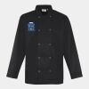 Premier Unisex Long Sleeve Stud Front Chef's Jacket Thumbnail