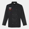 Premier Unisex Long Sleeve Stud Front Chef's Jacket Thumbnail