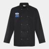 Premier Unisex Long Sleeve Stud Front Chef's Jacket Thumbnail