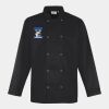 Premier Unisex Long Sleeve Stud Front Chef's Jacket Thumbnail