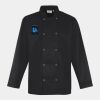 Premier Unisex Long Sleeve Stud Front Chef's Jacket Thumbnail