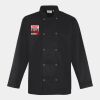 Premier Unisex Long Sleeve Stud Front Chef's Jacket Thumbnail