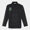Premier Unisex Long Sleeve Stud Front Chef's Jacket Thumbnail