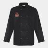 Premier Unisex Long Sleeve Stud Front Chef's Jacket Thumbnail