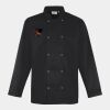 Premier Unisex Long Sleeve Stud Front Chef's Jacket Thumbnail