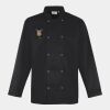 Premier Unisex Long Sleeve Stud Front Chef's Jacket Thumbnail