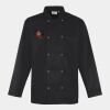 Premier Unisex Long Sleeve Stud Front Chef's Jacket Thumbnail