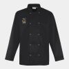 Premier Unisex Long Sleeve Stud Front Chef's Jacket Thumbnail