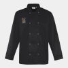Premier Unisex Long Sleeve Stud Front Chef's Jacket Thumbnail