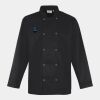 Premier Unisex Long Sleeve Stud Front Chef's Jacket Thumbnail