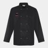 Premier Unisex Long Sleeve Stud Front Chef's Jacket Thumbnail
