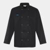 Premier Unisex Long Sleeve Stud Front Chef's Jacket Thumbnail