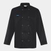 Premier Unisex Long Sleeve Stud Front Chef's Jacket Thumbnail