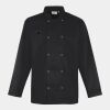 Premier Unisex Long Sleeve Stud Front Chef's Jacket Thumbnail
