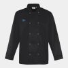 Premier Unisex Long Sleeve Stud Front Chef's Jacket Thumbnail