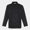 Premier Unisex Long Sleeve Stud Front Chef's Jacket Thumbnail