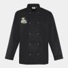 Premier Unisex Long Sleeve Stud Front Chef's Jacket Thumbnail