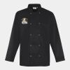 Premier Unisex Long Sleeve Stud Front Chef's Jacket Thumbnail