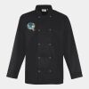 Premier Unisex Long Sleeve Stud Front Chef's Jacket Thumbnail