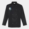 Premier Unisex Long Sleeve Stud Front Chef's Jacket Thumbnail