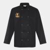 Premier Unisex Long Sleeve Stud Front Chef's Jacket Thumbnail
